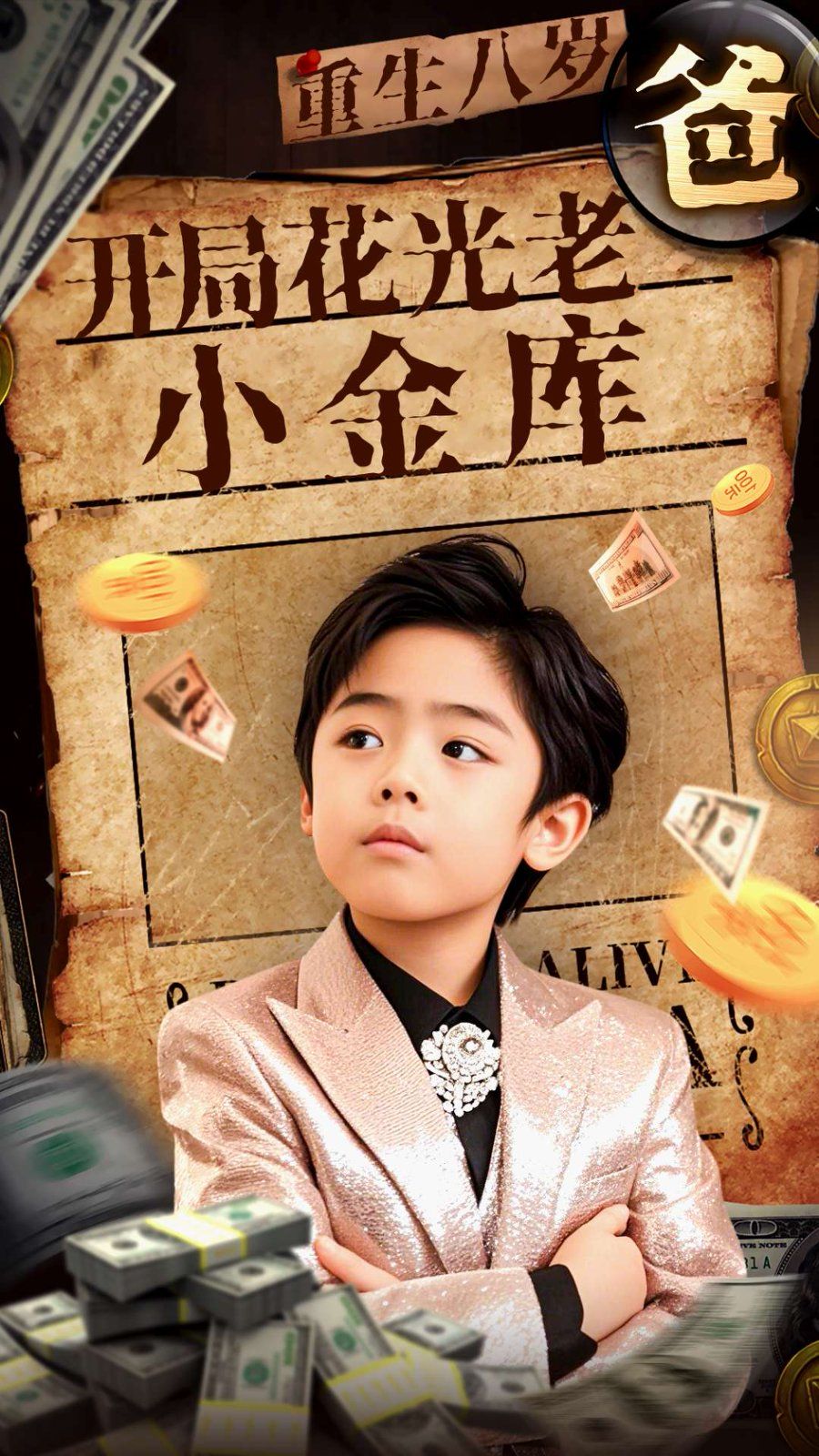 重生八歲，開局花光老爸小金庫(全集)